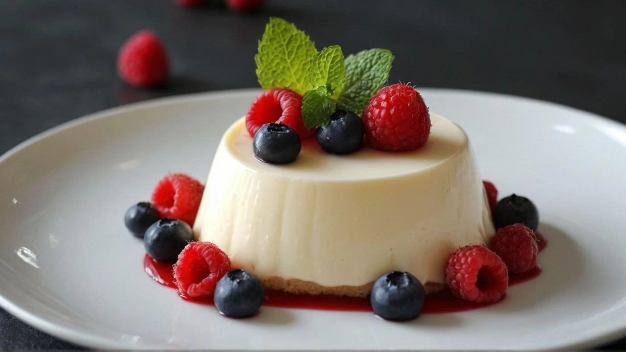 Classic Panna Cotta Dessert