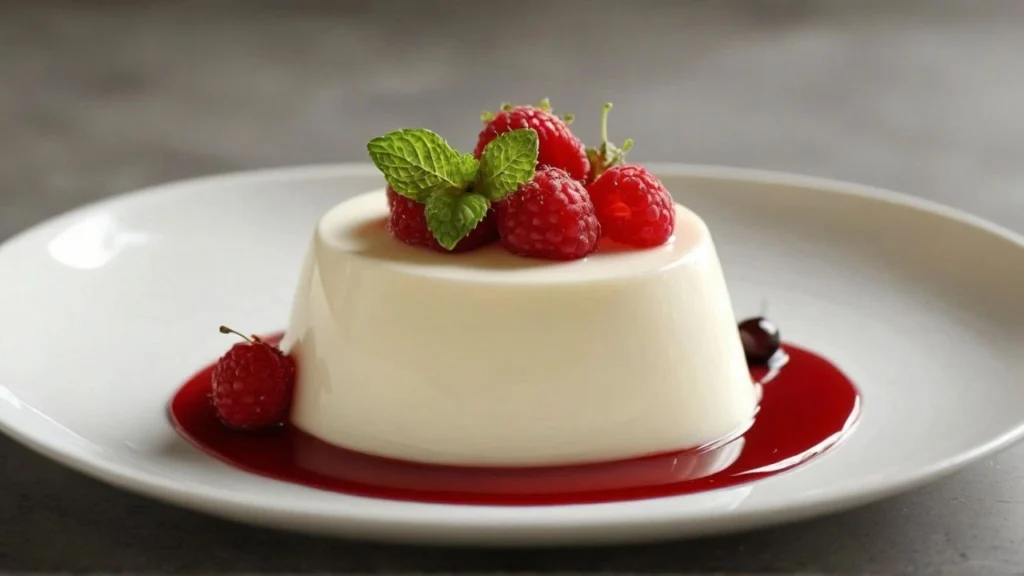 Classic Panna Cotta Dessert