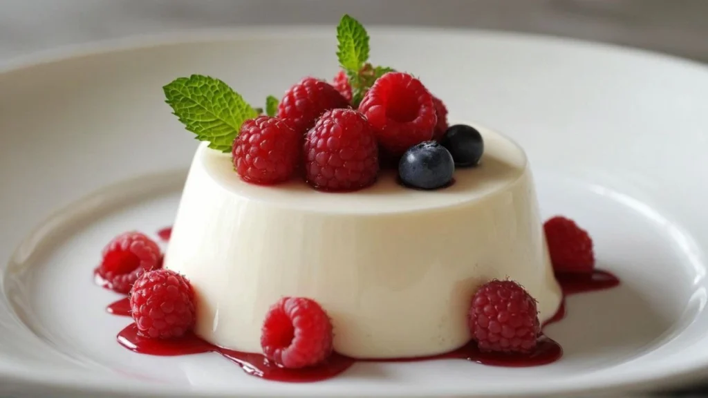 Classic Panna Cotta Dessert