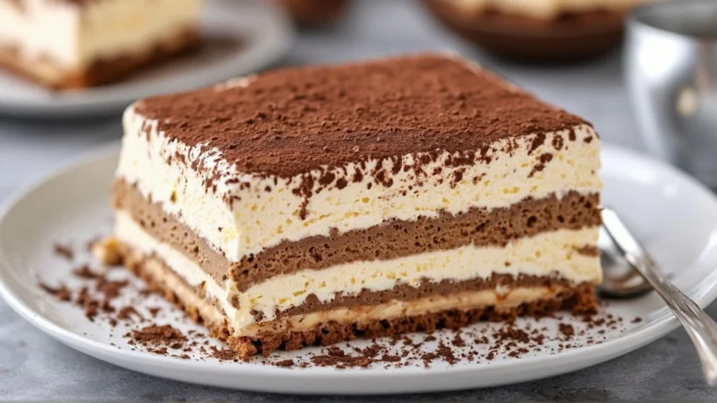 Tiramisu Recipe - Classic Italian Dessert Layered with Coffee-Soaked Ladyfingers and Mascarpone Cream