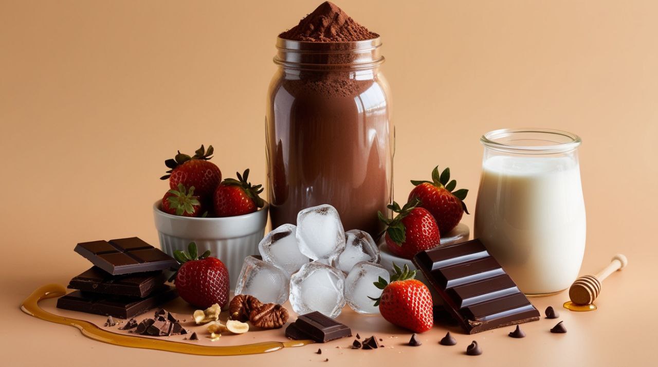 Indulge in a creamy chocolate milkshake Quick, easy, and customizable a treat for any chocolate lover