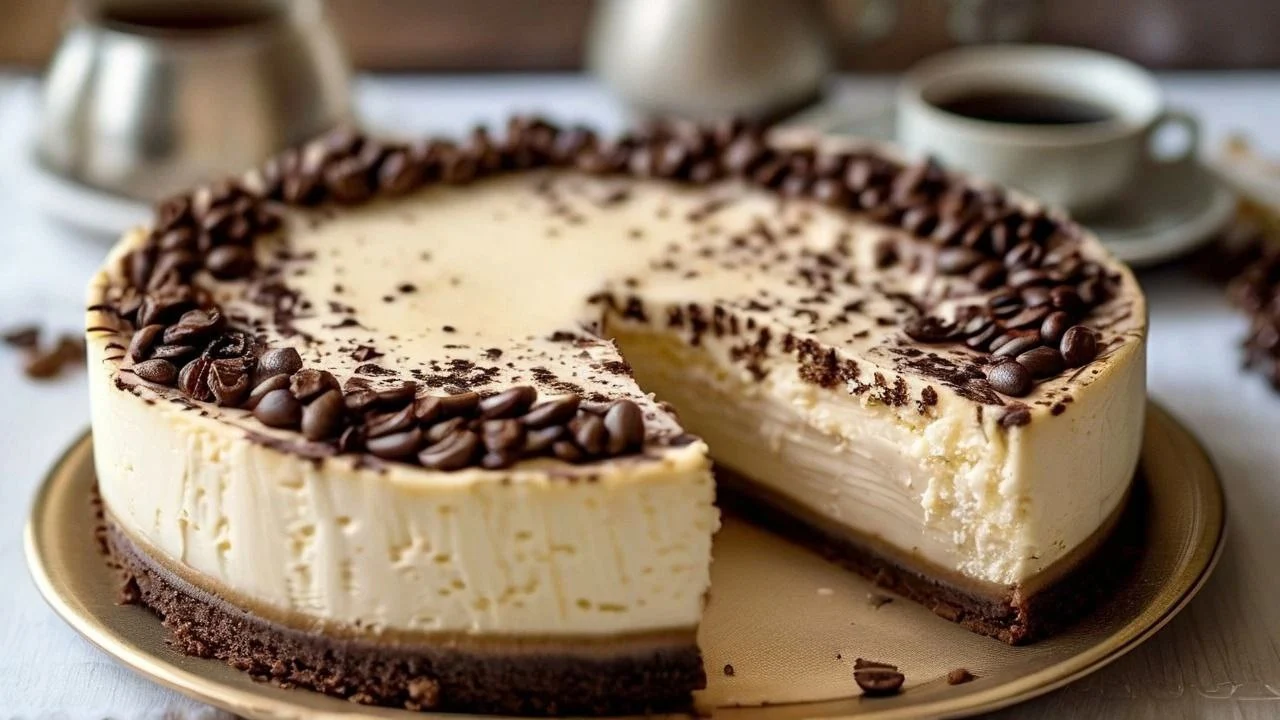 Decadent Coffee Cheesecake  