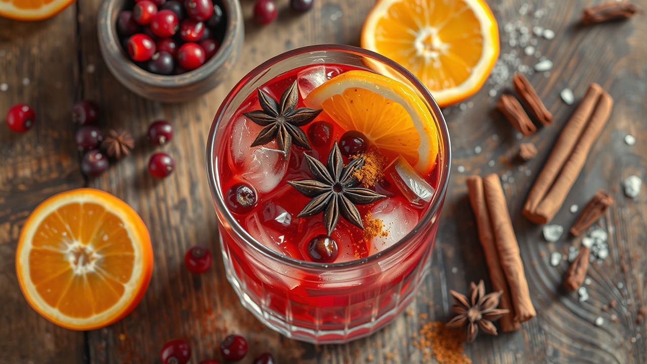 Cranberry-Orange Cocktail 