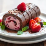 Chocolate and Red Fruit Ice Cream