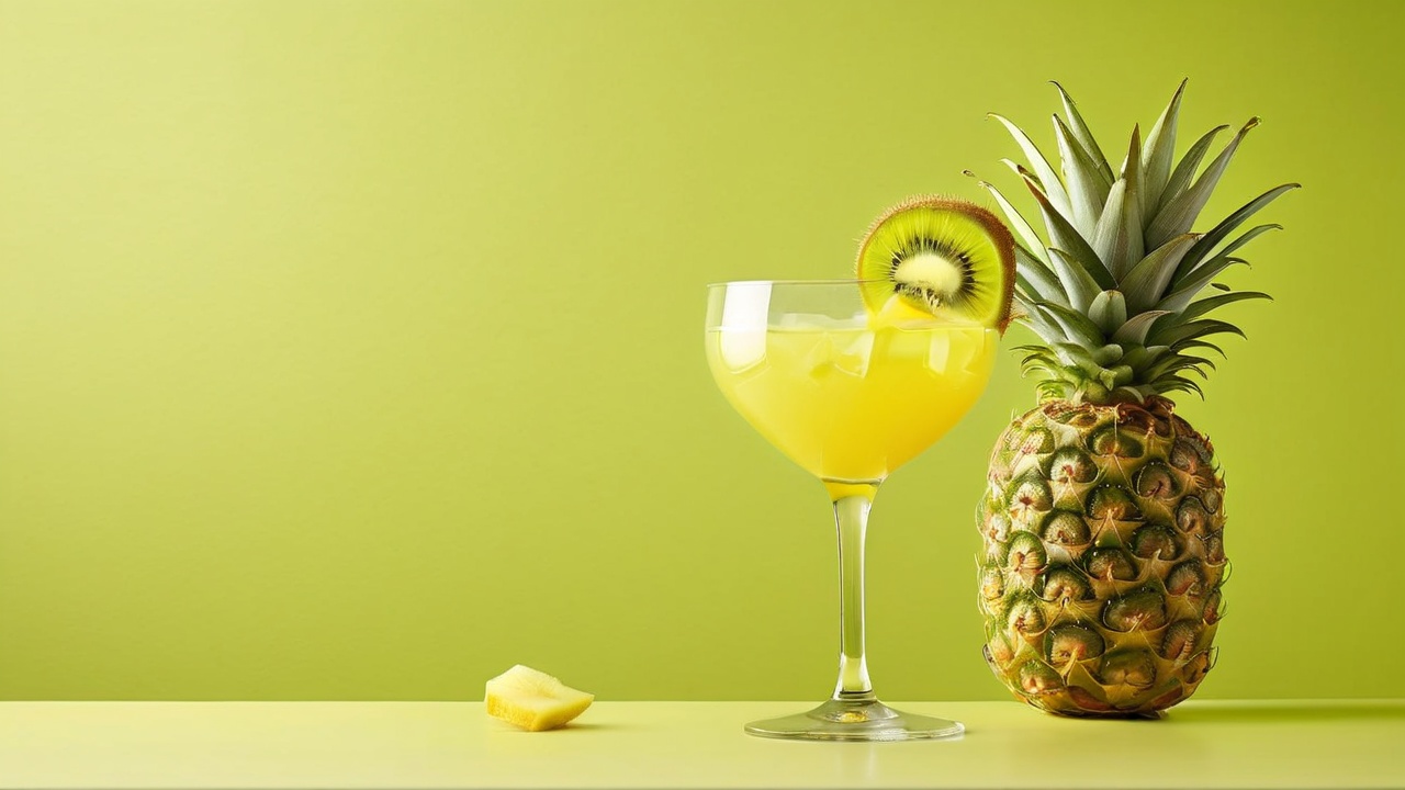 Kiwi-Pineapple Cocktail