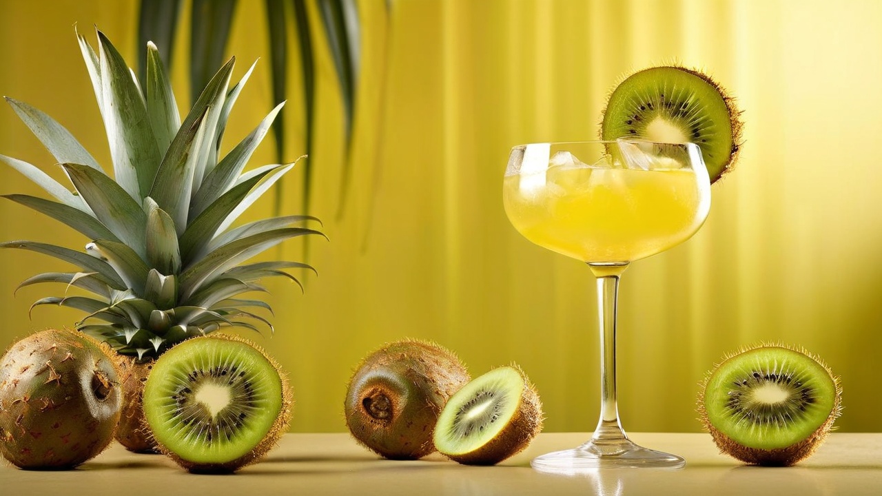 Kiwi-Pineapple Cocktail