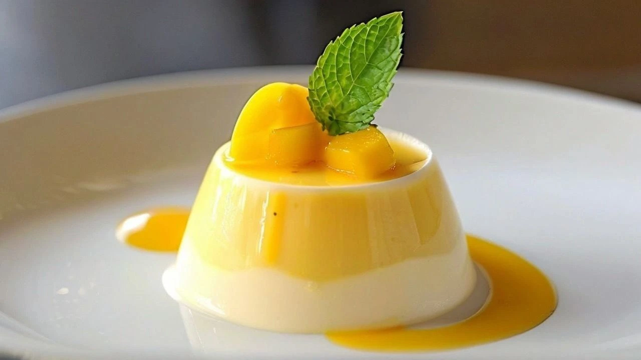 Panna Cotta with Mango