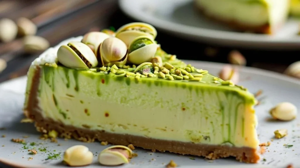 Creamy Pistachio Cheesecake