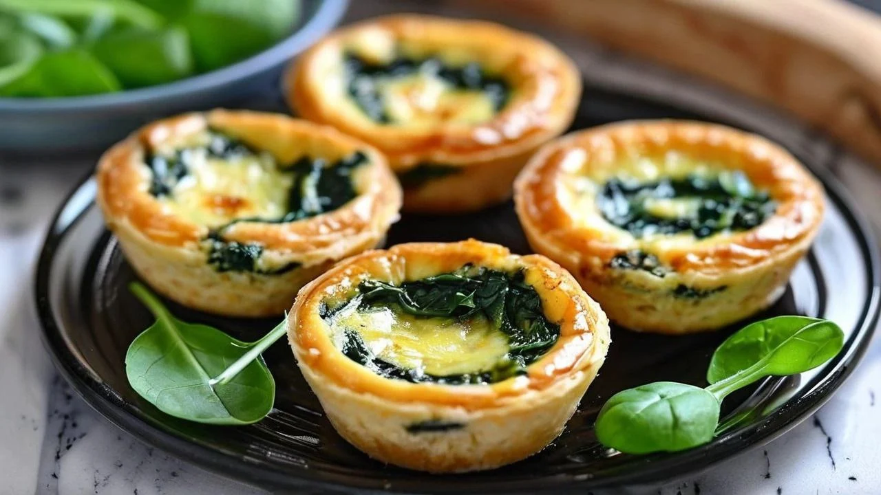 Spinach and Feta Quiche 