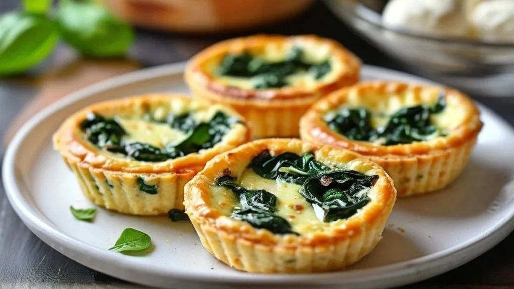 Spinach and Feta Quiche