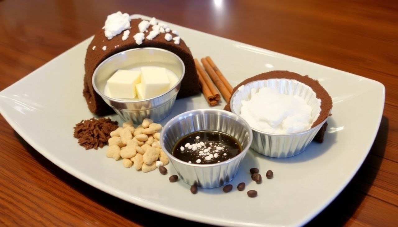 Festive Christmas Yule Log Cake Decorated with Chocolate and Holiday Touches  