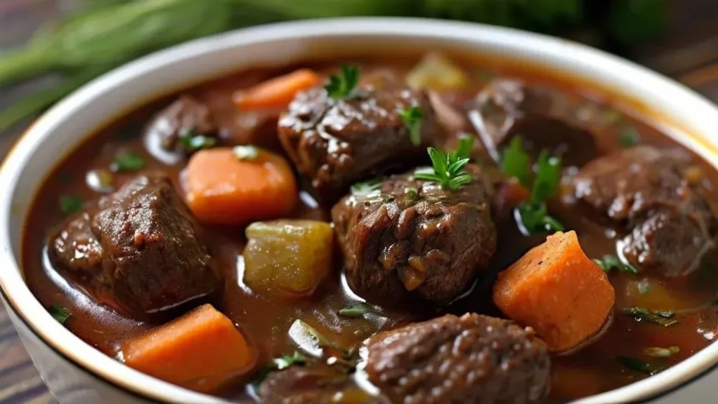 Hearty Beef Stew Recipe for the Crockpot