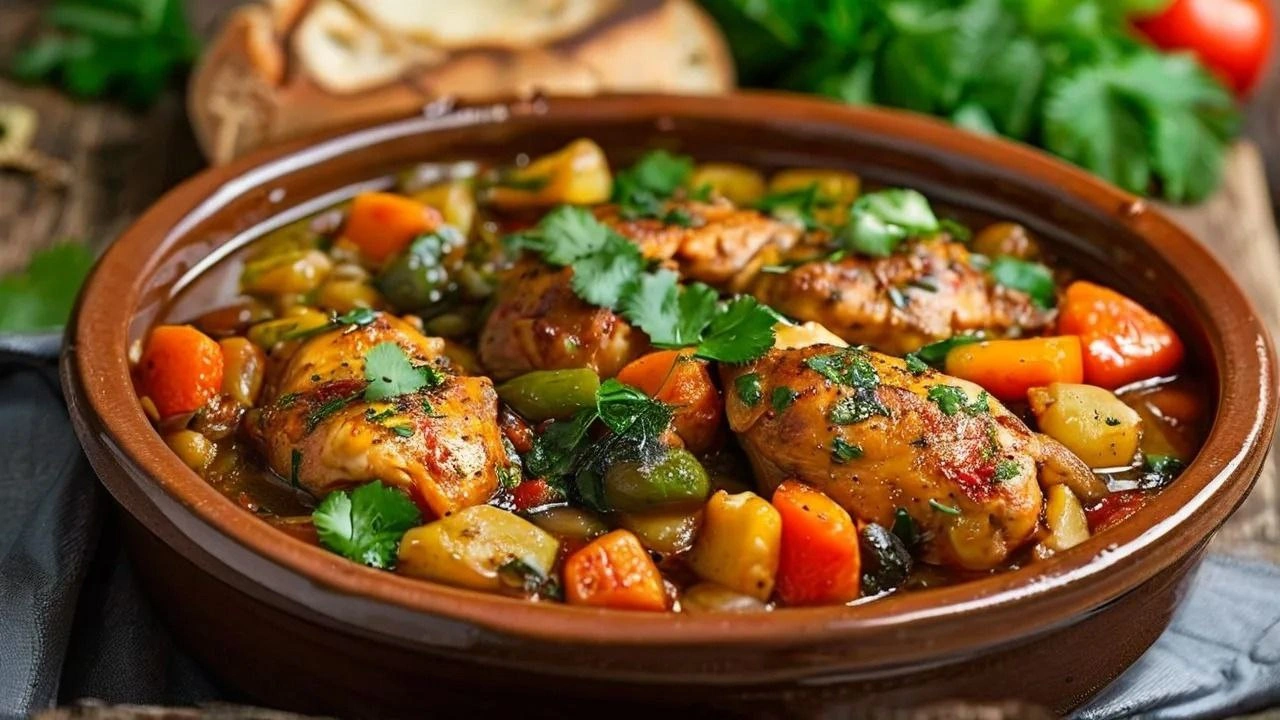 Chicken Tagine with Vegetables