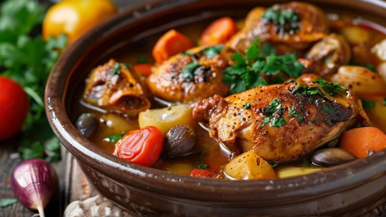 Chicken Tagine with Vegetables