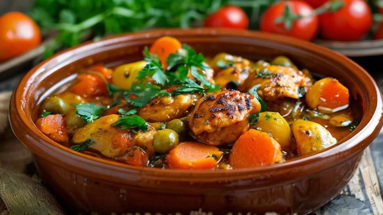 Chicken Tagine with Vegetables