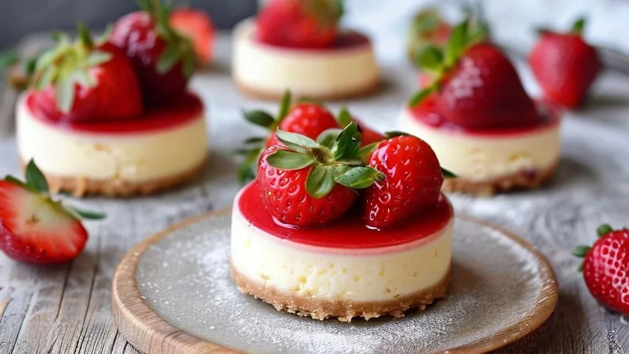 Mini Strawberry Cheesecake