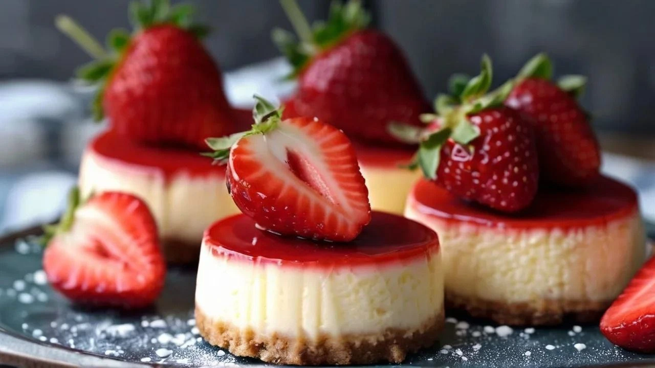 Mini Strawberry Cheesecake