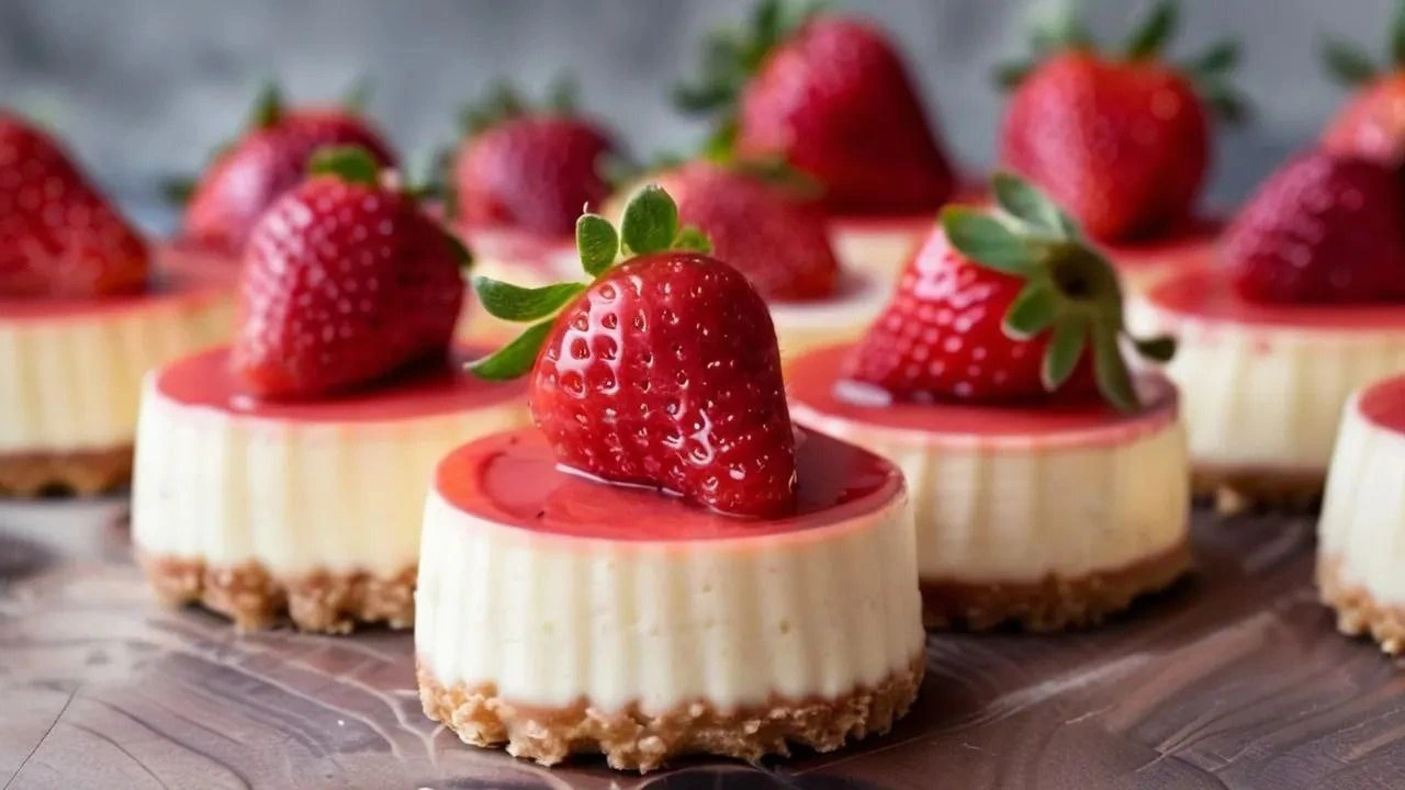 Mini Strawberry Cheesecake