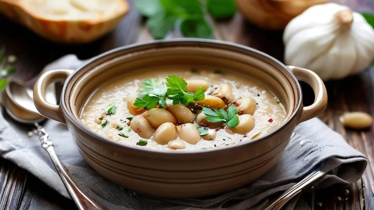 Roasted White Bean Soup