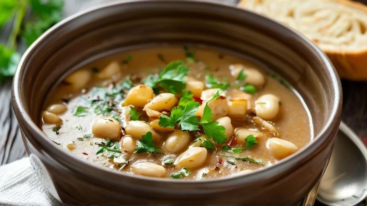 Roasted White Bean Soup