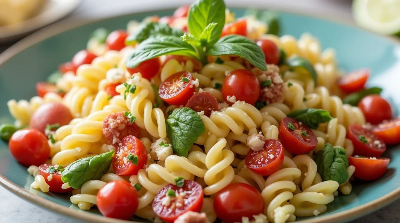 Fresh & Flavorful Mediterranean Pasta Salad Recipe