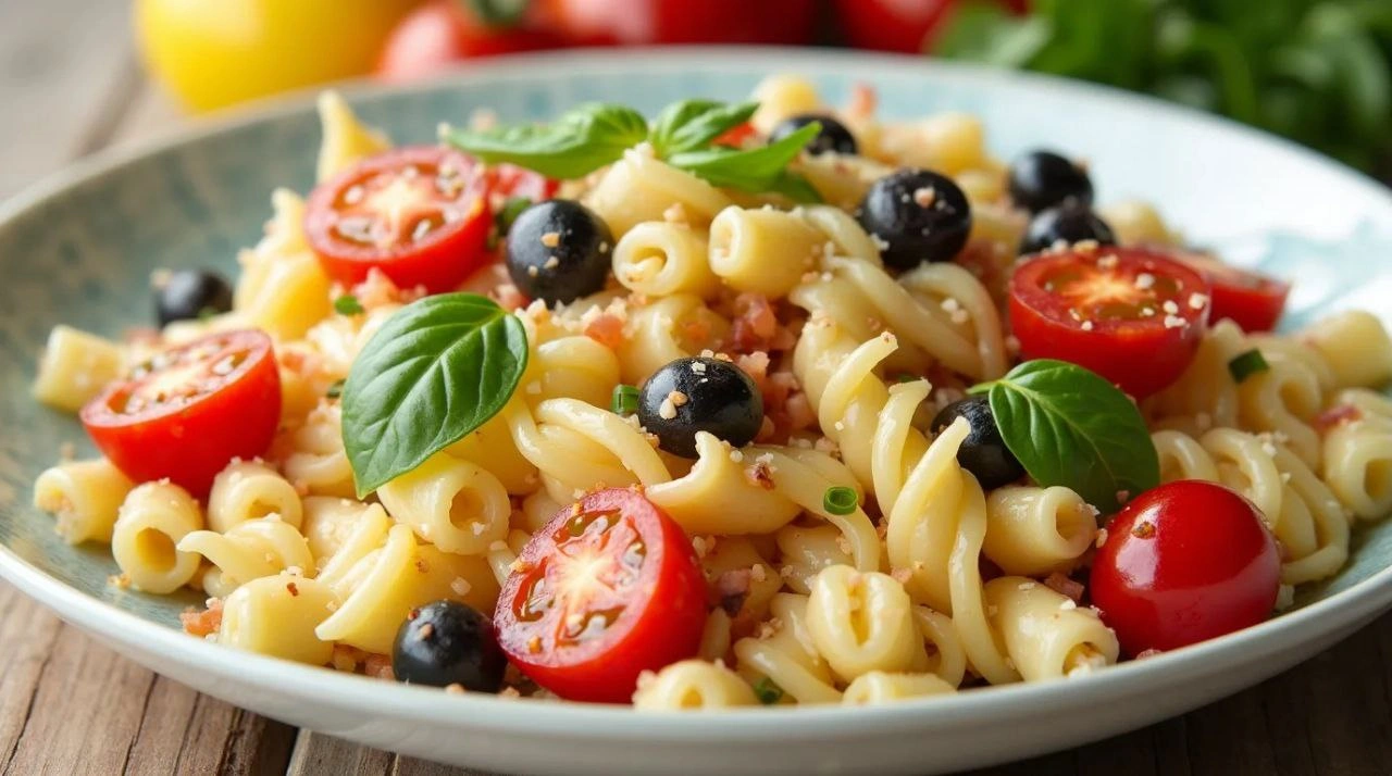 Fresh & Flavorful Mediterranean Pasta Salad Recipe