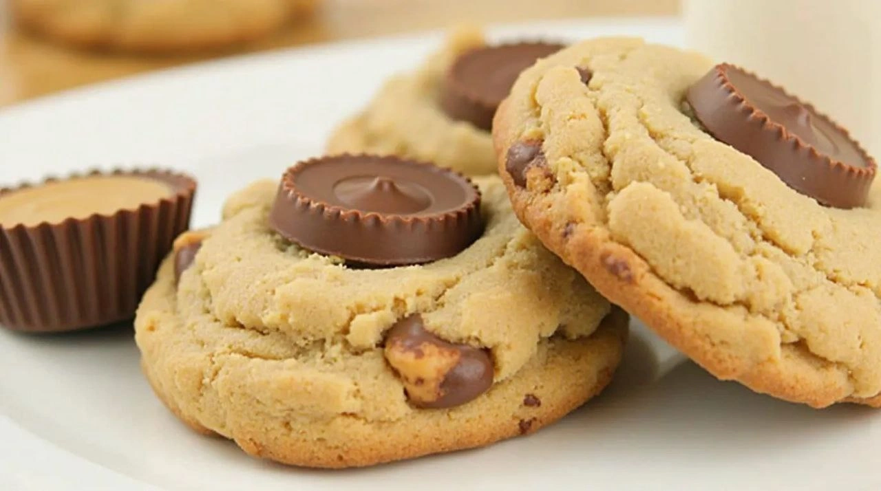 Irresistible Peanut Butter Cup Cookies – Soft, Chewy & Chocolatey